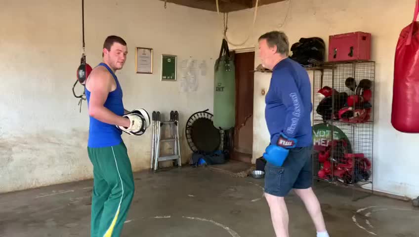 Me punching mitts