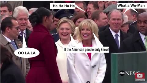 The Moment on inauguration when everyone realize Michelle is a Man!....
