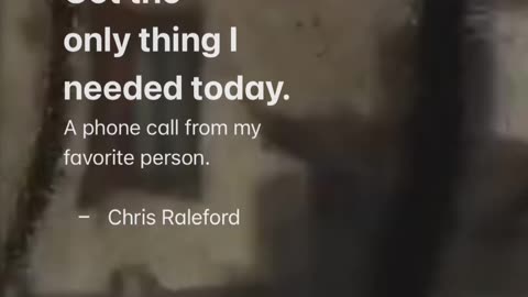 Favorite person - Chris Raleford #chrisraleford #favoriteperson