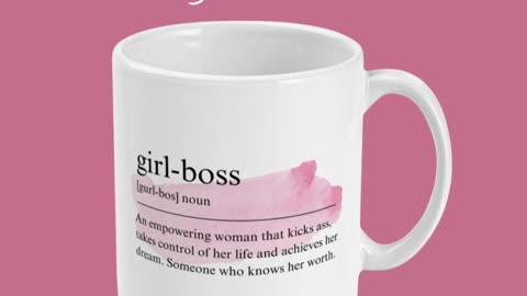 GIRL BOSS Mug by Welovit - 11oz / 325ml ❤️