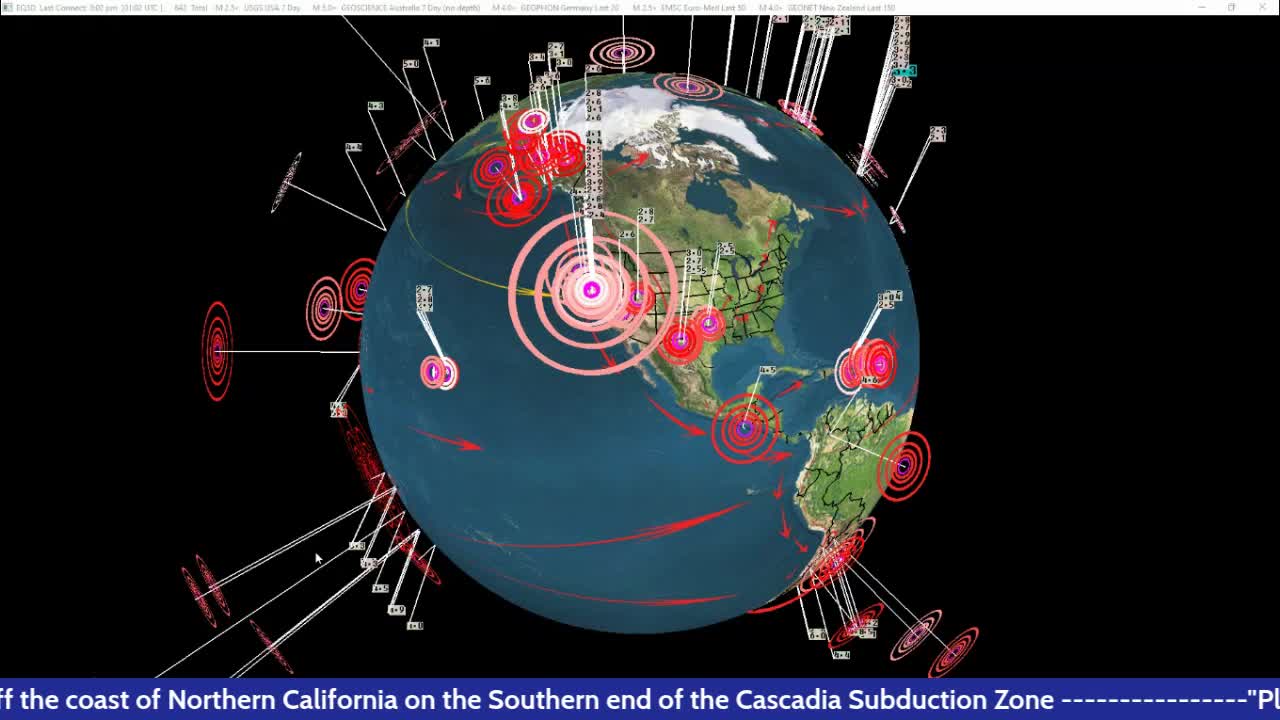 6.2 Earthquake off the coast of Northern California 12/20/2021