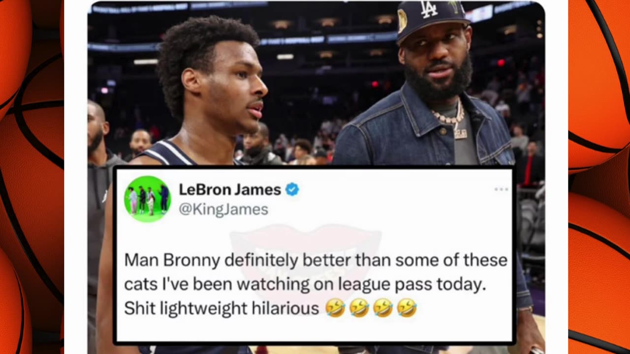 😵 Lebron says son is BETTER than these NBA stars !!! 😵#lebronjames #bronnyjamesjr #basketball #nba