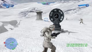 SWBF 2004: Galactic Civil War Campaign The Battle Of Hoth (Rebels) Gameplay