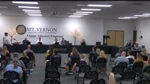 Mt. Vernon In. School Board meeting