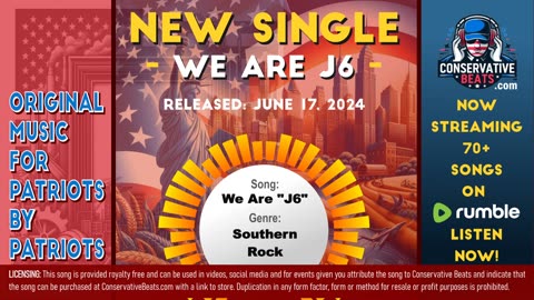 Conservative Beats – Southern Rock – We Are “J6”