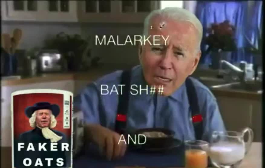 Faker oats ad featuring Joe Biden. Simply hilarious!