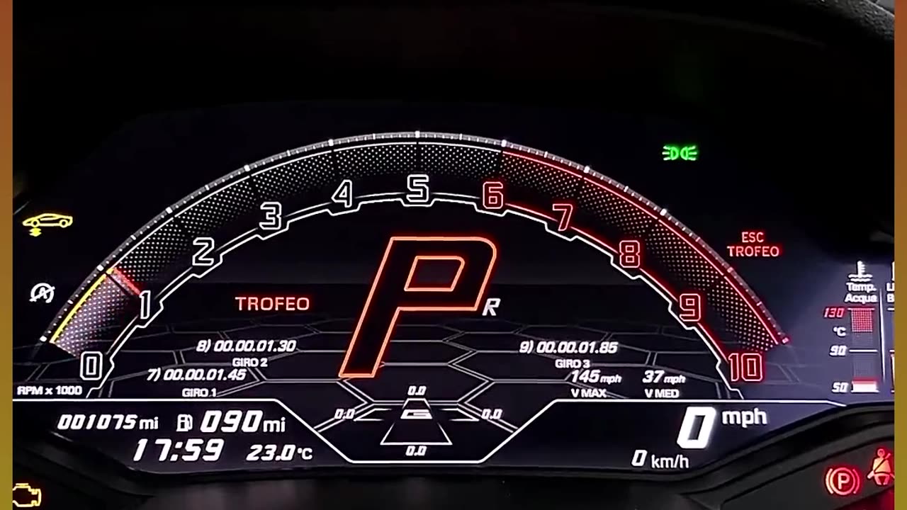 Unleashing the Power: Lamborghini's Signature Button