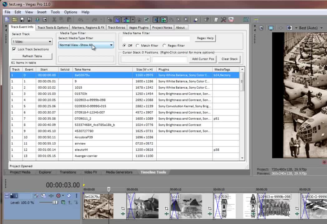 Part #2 - Timeline Tools Display Filtering and the Cursor Stack