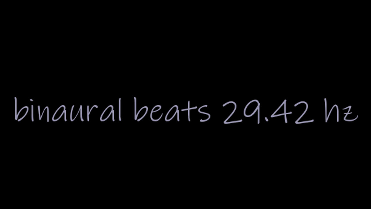 binaural beats 29.42 hz