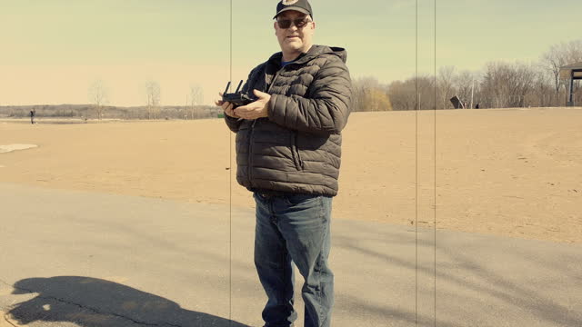 DJI Mavic Mini circling me....