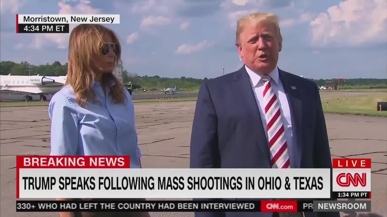 Trump: "Hate has no place in our country'