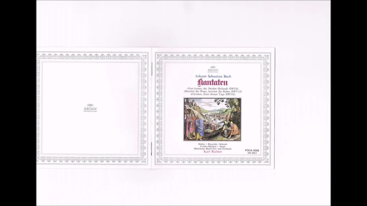 J.S.Bach - Kantate No.61《Nun komm, der Heiden Heiland》 Richter Munchener