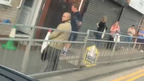 Line to Night Club During Lockdown