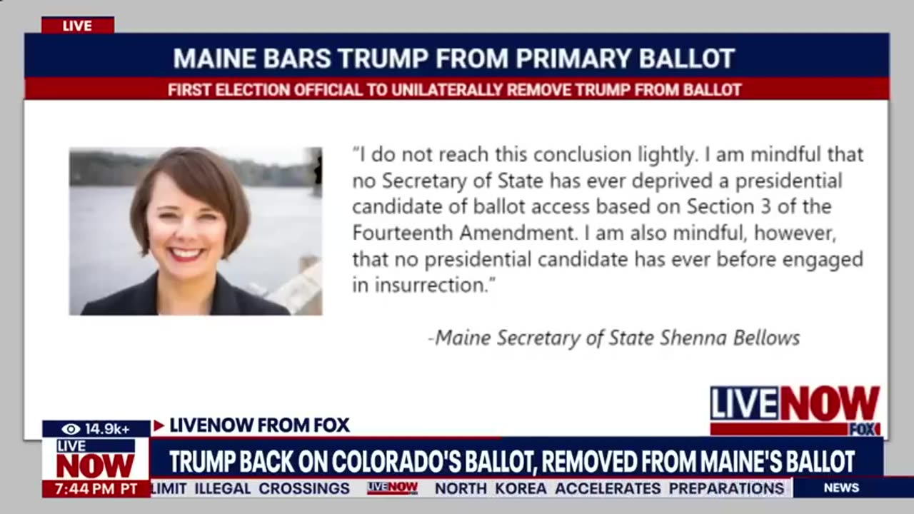 Maine removes Trump from ballot, Colorado puts him back on - LiveNOW from FOX