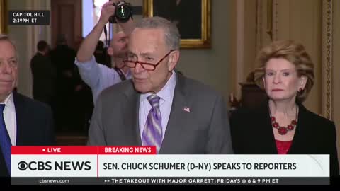 US Senator Chuck Schumer says the U.S. should provide arms for the Ukrainians.