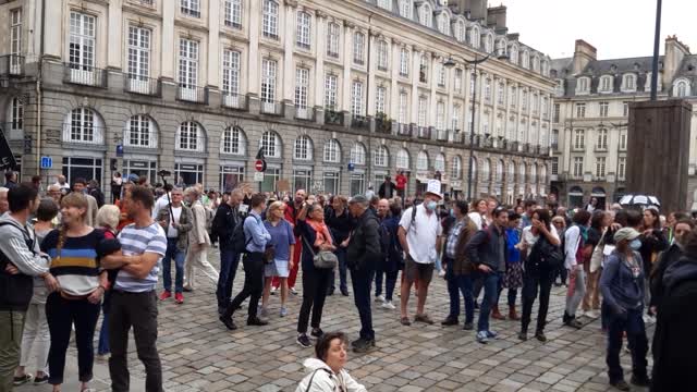 Rassemblement à Rennes le 21/08/2021