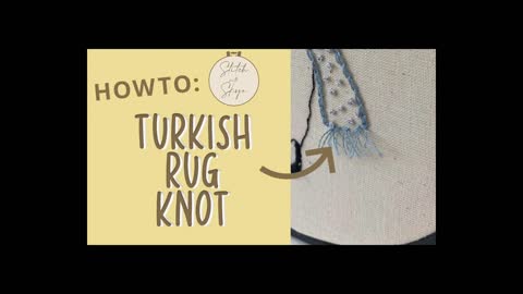 HOW TO_ TURKISH RUG KNOT
