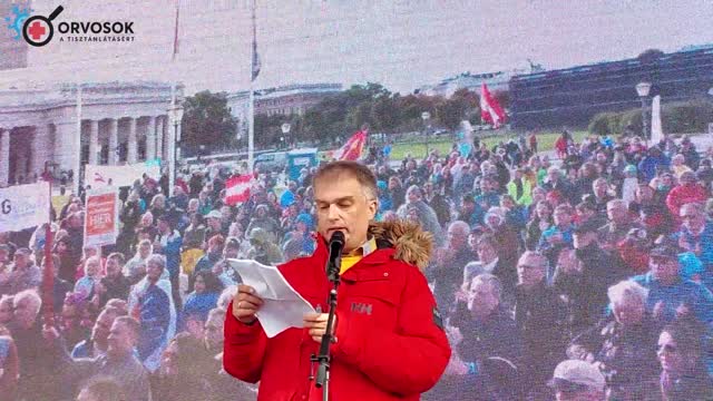 Dr. Tamasi József beszéde a bécsi tüntetésen