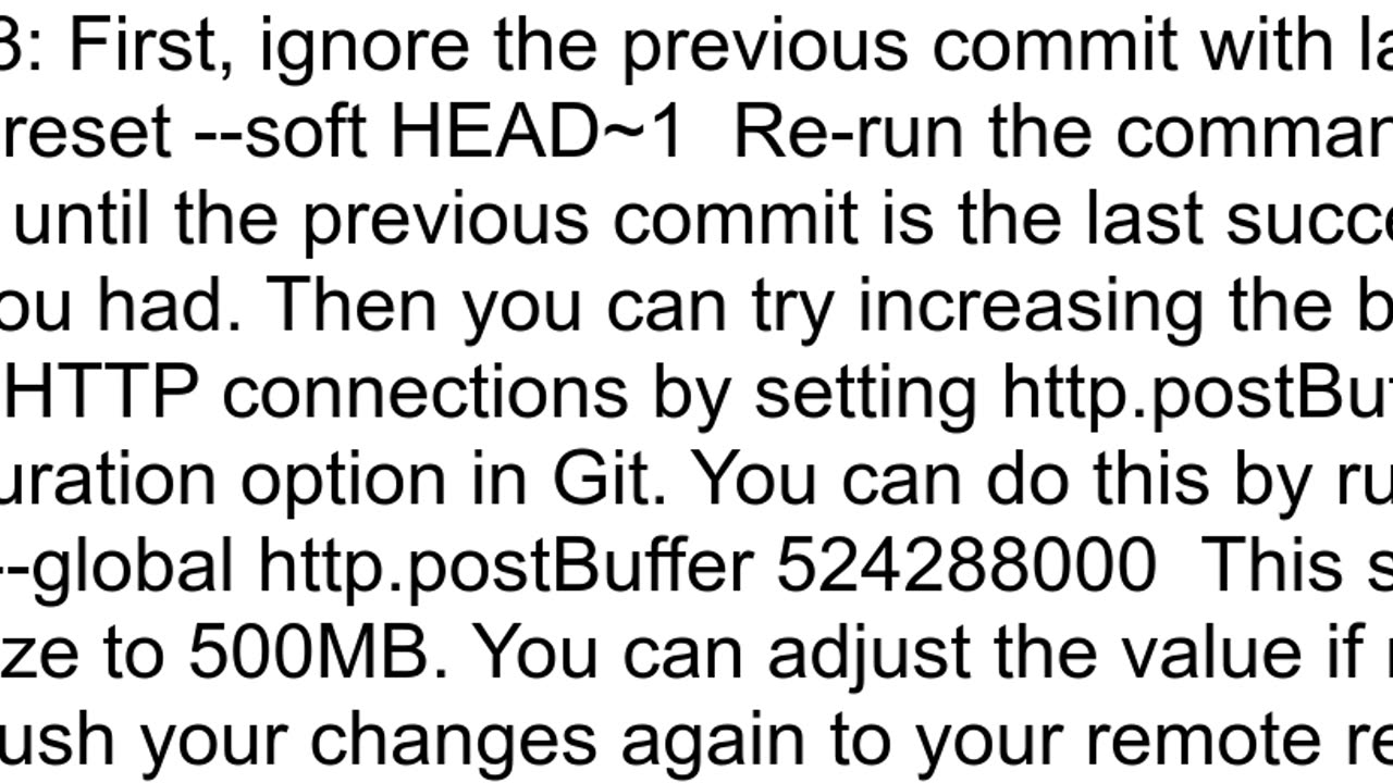 Git push failure