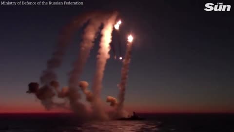 Russian Ministry of Defence have claimed it has launched missiles on Ukraine from the Black Sea