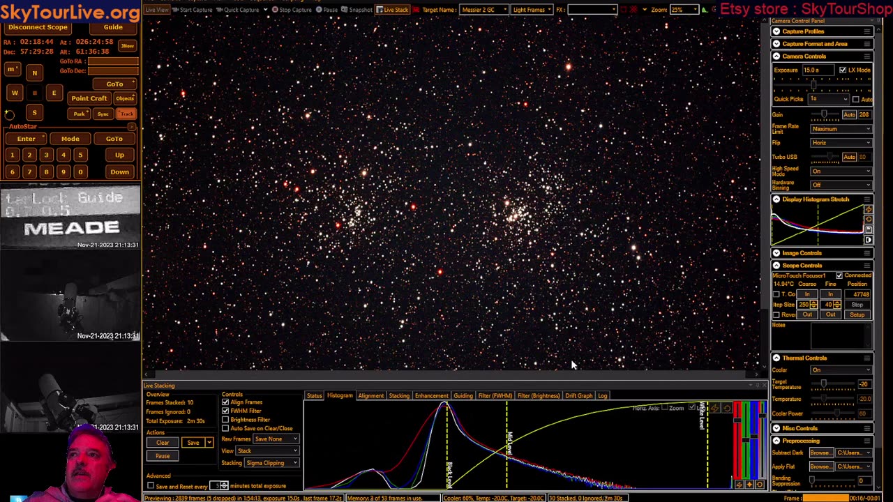 Tis a Gibbous Pre Thanksgiving Moon ... Lets Check Out The Universe Tonight LIVE!