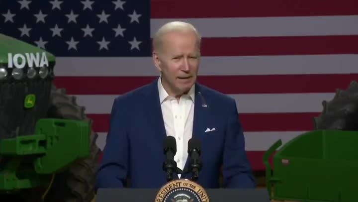 Biden says Putin "has a burning tundra. Literally. It's burning. Permafrost is burning. He's got a problem, and he's caused, we're not gonna let him cause that problem to spread of the rest world"