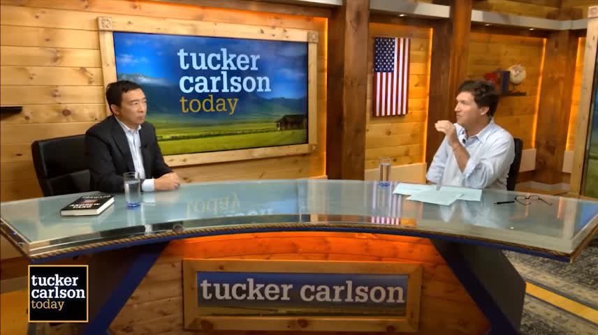 Andrew Yang tells Tucker why he left the Democratic Party