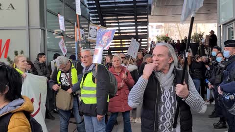 Manifestation Annecy le 05 03 2022