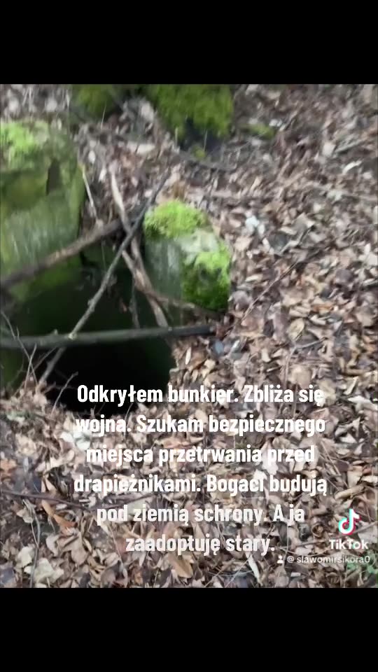 072 No War. Urbex. Stary bunkier nadaje się na schron wojenny. Sławomir Sikora