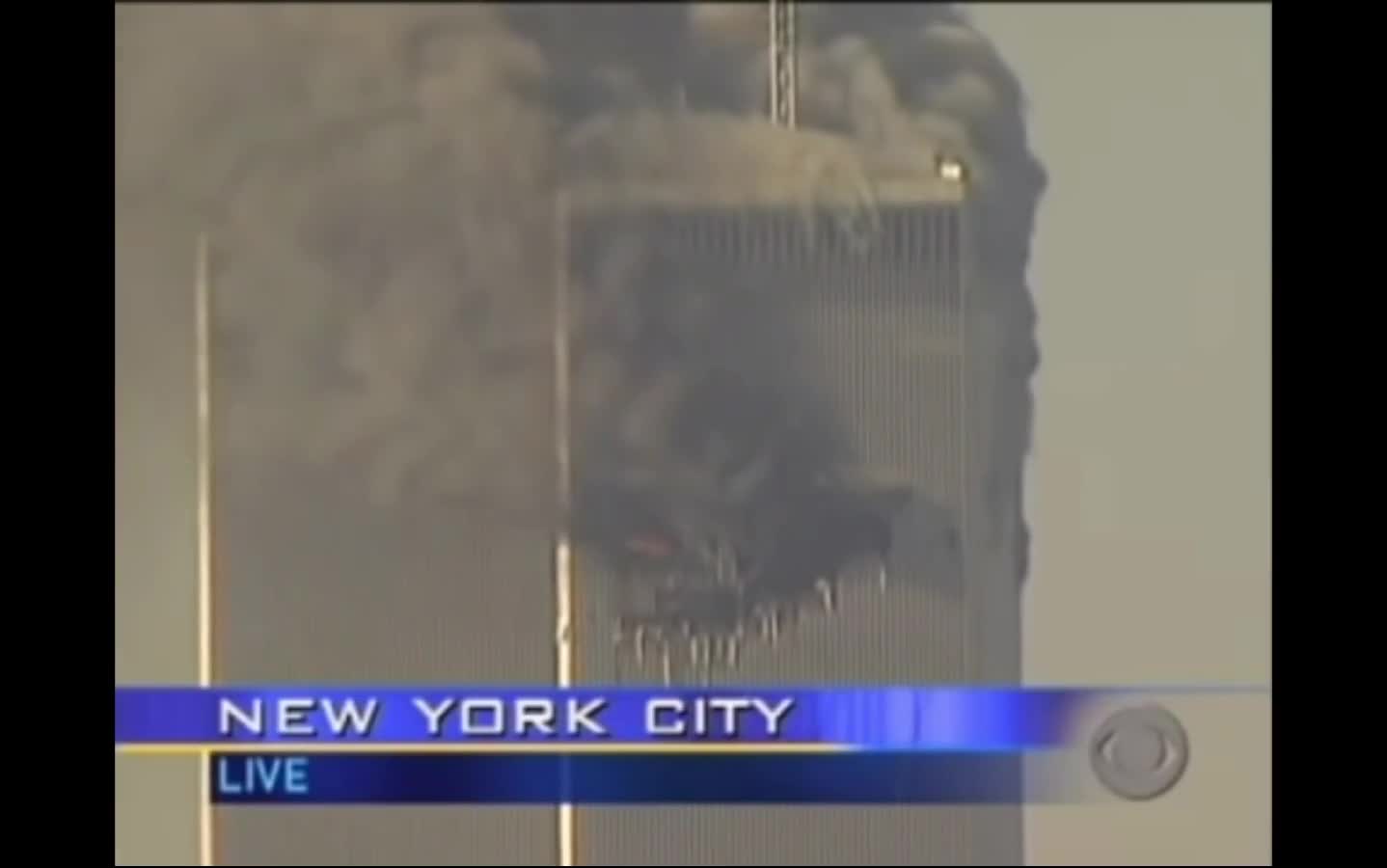 9/11 Witness - "heard a couple of noises, looked like it bounced off the building"