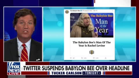 Tucker Slams Twitter For Banning The Babylon Bee Over A Joke