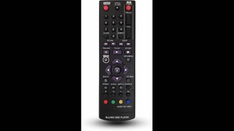 Review: AKB73615801 Remote Control Replaced for LG BP220 BP320 BP125 BP200 BP325W BD220 DVDDVD...