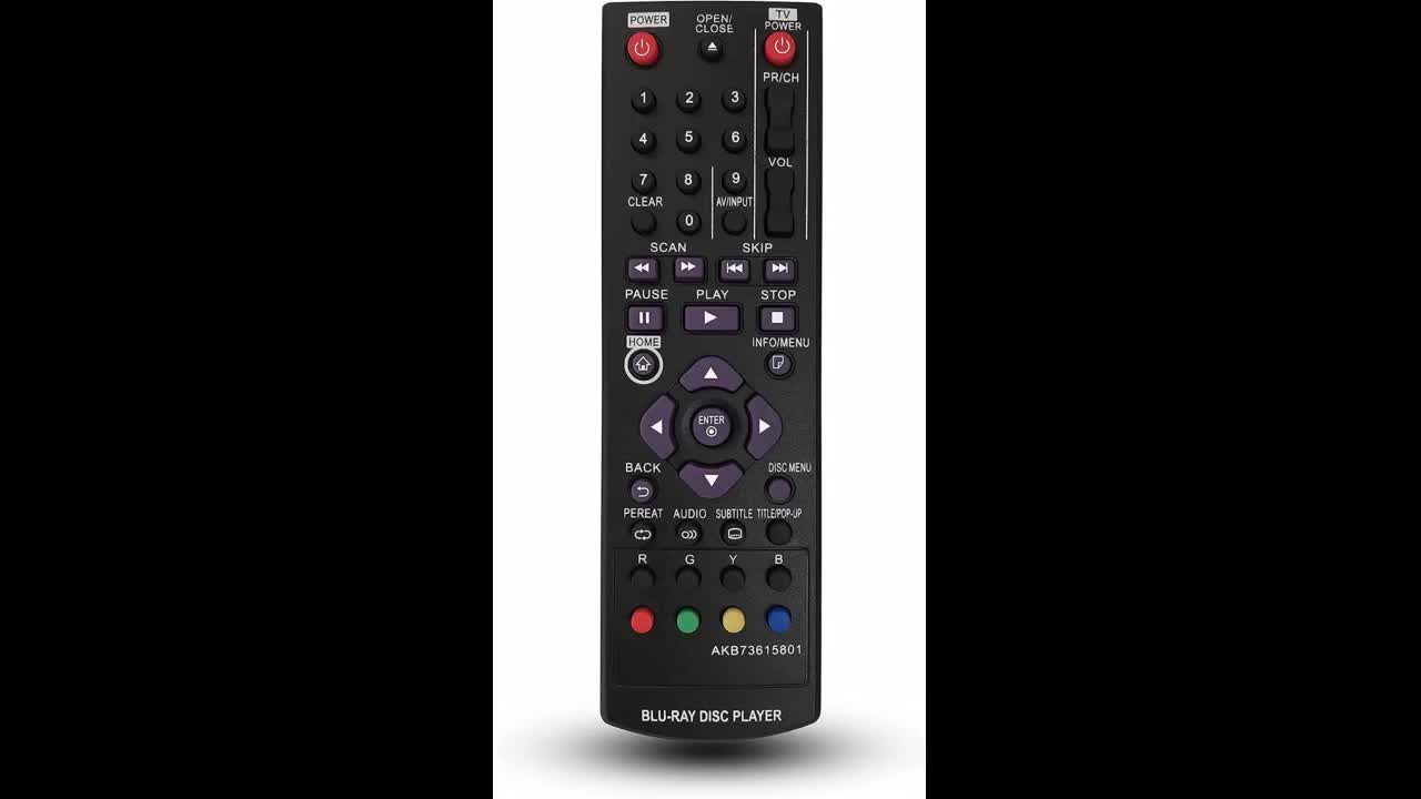 Review: AKB73615801 Remote Control Replaced for LG BP220 BP320 BP125 BP200 BP325W BD220 DVDDVD...