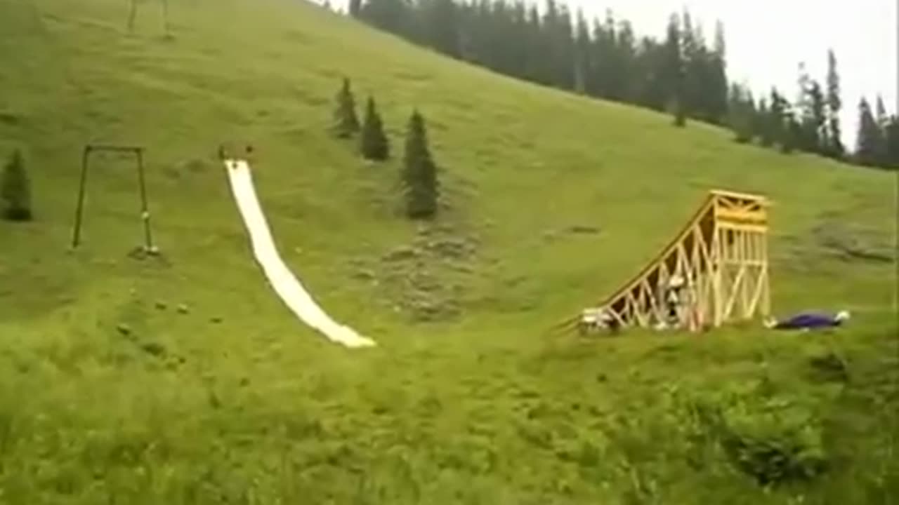 Water Slide Stunt