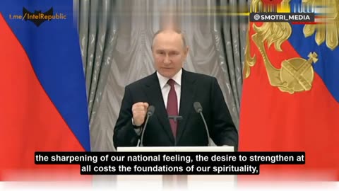 Without self sufficiency there can be no sovereignty - Putin.