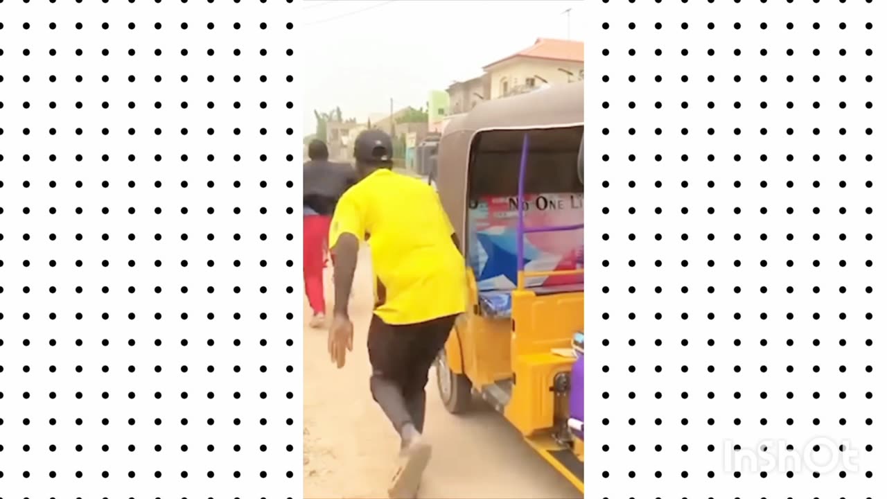 He stopped a moving Keke not board just to shine his shoes.