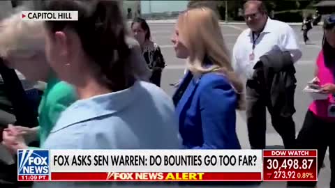 Warren Ignores Question About SCOTUS Bounties