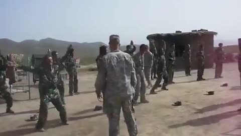 The fall of Afghanistan explained in 41 seconds. Jumping Jacks?