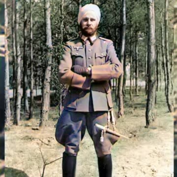 Free Indian Legion of Germany - Rare COLOURIZED Footage 🇮🇳🇩🇪🎥