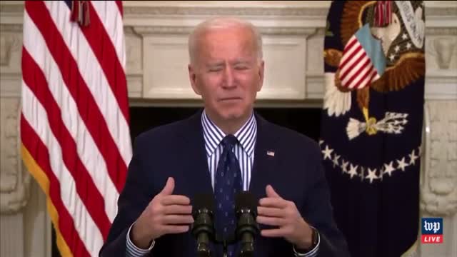 Biden tries to explain the Covid bill. What’s wrong with him???