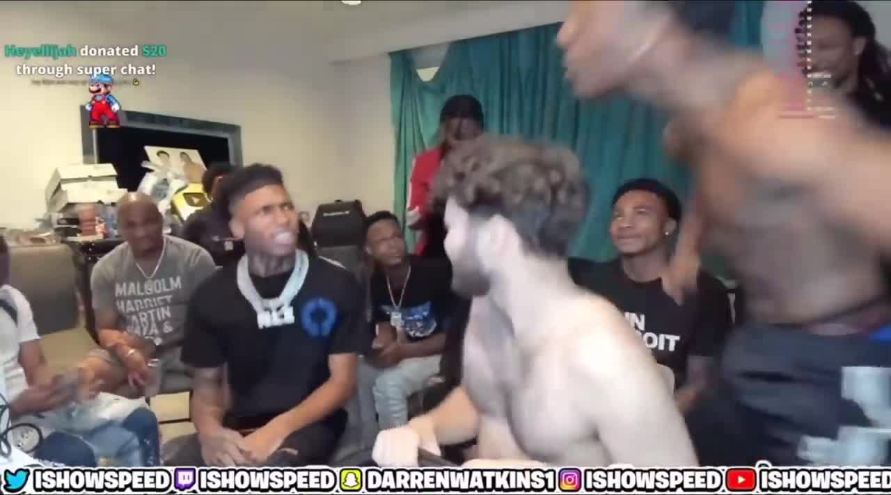 Speed Freestyles in front of NLE Choppa