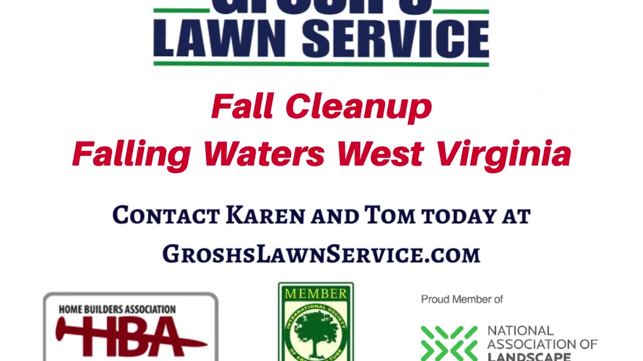 Landscape Company Falling Waters West Virginia Fall Cleanup