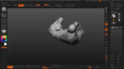 Chapter 1: ZBrush modeling the unicorn UnicornZbrushSpeedSculpt.