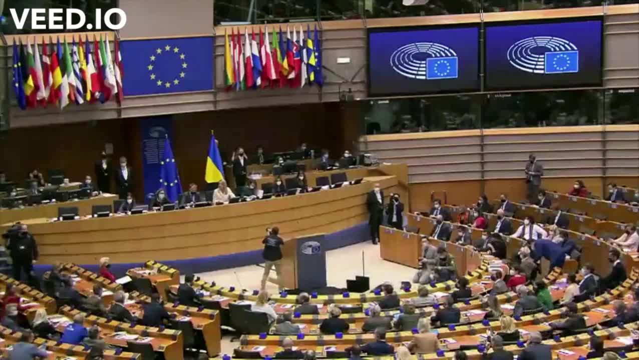 欧州議会議員の反応: 「お前は民主主義の面汚しだ。消えろ。」 by Christine Anderson議員(ドイツ)
