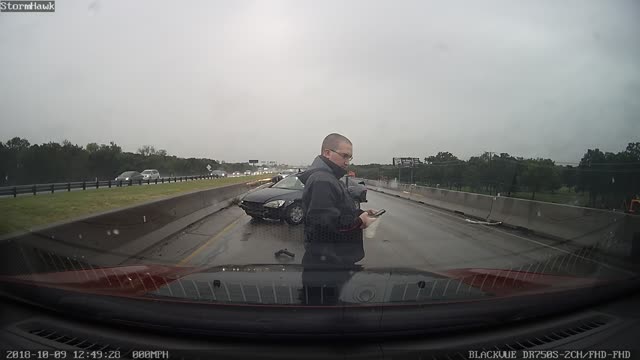 Driver Performs P.I.T Manoeuvre on Themselves