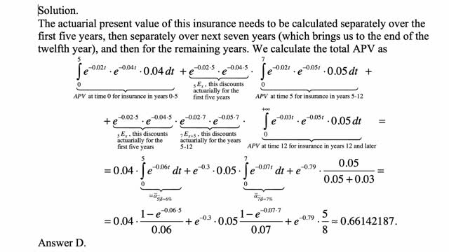 Exam LTAM exercise for May 7, 2021