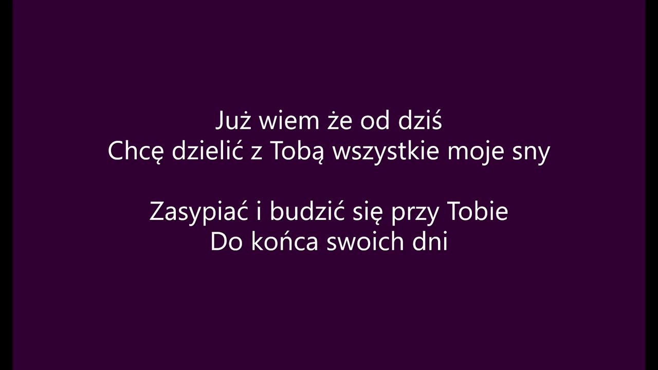 Od dziś Paulla (tekst)