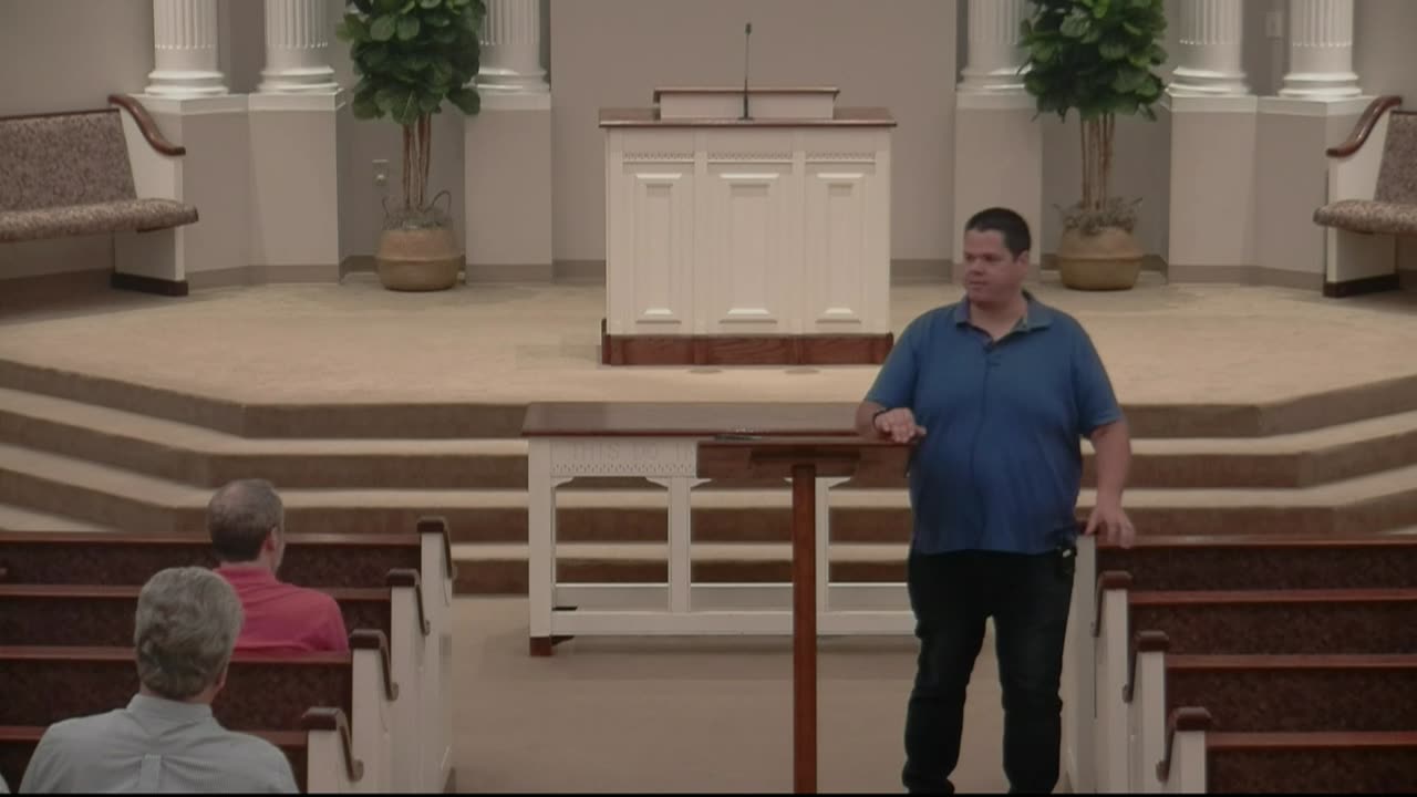 08/13/2023 AM Bible Class and Worship Service