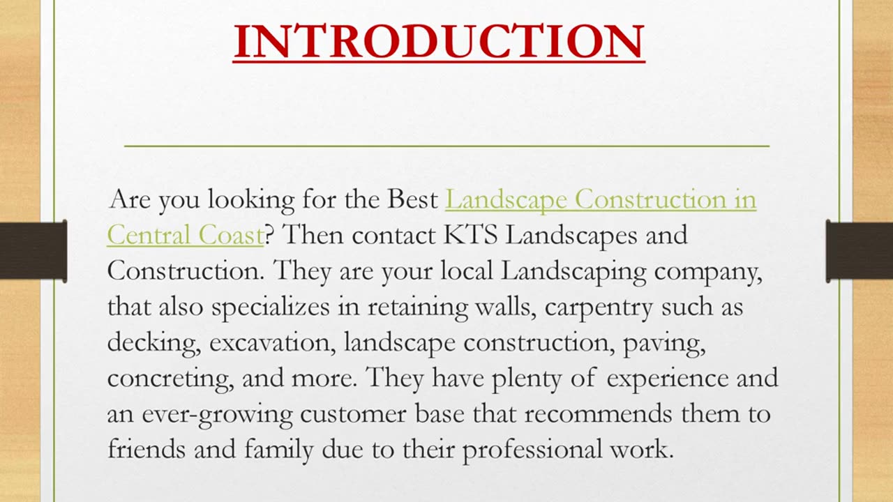 Best Landscape Construction in Central Coast