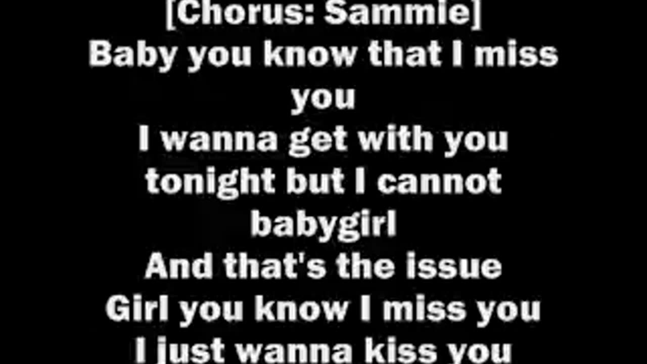 Kiss Me Through The Phone With Lyrics